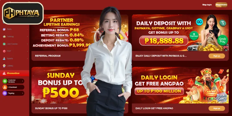 Mga Promosyon PHTAYA para sa iyong account